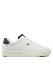 Tommy Hilfiger Sneakersy Low Cut Lace-Up Sneaker T3X9-33848-1355 S Biały. Białe trampki i tenisówki chłopięce Tommy Hilfiger, bez wzorów, ze skóry, bez zapięcia. Za 179.99 zł.