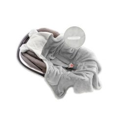 Kocyk KOALA MUSLIN z kapturkiem 95x95. Brązowe kocyki dla dzieci Multitex, z bawełny. Za 120.88 zł.