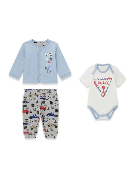 Guess Kurtka przejściowa N6RL06 WCFM0 Granatowy Regular Fit. Niebieskie kurtki i płaszcze dla chłopców Guess, z aplikacjami, z syntetyku, bez kaptura. Za 196.99 zł.