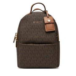 Plecak MICHAEL Michael Kors. Brązowe plecaki damskie MICHAEL Michael Kors, bez wzorów. Za 849.99 zł.