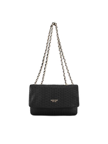 Nine West Torebka LDA6128C Czarny. Czarne torebki do ręki damskie Nine West, bez wzorów, bez dodatków. Za 229.99 zł.