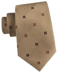 Męski Krawat - Lekki, Jasny Brąz - Alties. Krawaty i muchy Alties, bez wzorów, z tkaniny, eleganckie. Za 55.00 zł.