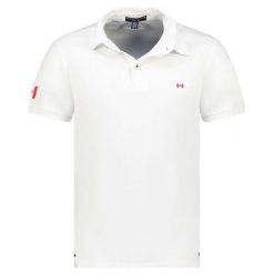 Koszulka polo Canadian Peak KARSEAK WHITE RM MEN 254 (RBMSZ1394H/CP-BLANC). Białe koszulki polo męskie Canadian Peak, bez wzorów, sportowe, bez ramiączek. Za 109.00 zł.