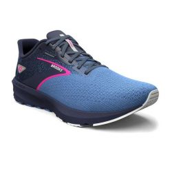 Buty do biegania damskie Brooks Launch 10. Niebieskie obuwie sportowe damskie Brooks, bez wzorów, do biegania. Za 349.99 zł.