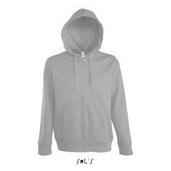 Kurtka z kapturem Sol's Seven. Szare kurtki męskie SOL'S, s, bez wzorów, z bawełny, z kapturem. Za 229.90 zł.