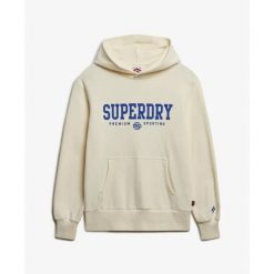 Bluza z kapturem Superdry Core Sport. Białe bluzy męskie Superdry., m, bez wzorów, z kapturem. Za 385.20 zł.