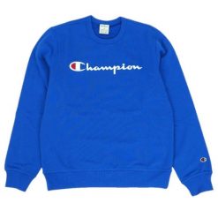 Champion bluza męska sportowa wygodna ciepła sweter logo bawełniana r. M. Niebieskie bluzy męskie Champion, m, bez wzorów, z bawełny, bez kaptura. Za 209.00 zł.