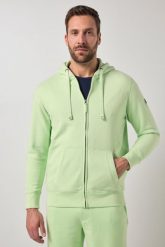 Męska Rozpinana bluza z kapturem dzianina dresowa do 8XL. Zielone bluzy męskie JAY-PI, m, bez wzorów, z bawełny, z kapturem. Za 349.99 zł.