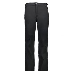 Spodnie softshell męskie CMP Long. Czarne spodnie sportowe męskie CMP, na jesień, m, bez wzorów, z elastanu, trekkingowe. Za 339.99 zł.