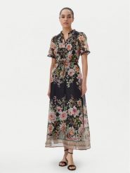 Hale Bob Sukienka letnia 4YPR654M Czarny Regular Fit. Czarne sukienki damskie Hale bob, na lato, m, bez wzorów, ze lnu, bez kołnierzyka, bez ramiączek. Za 2,159.00 zł.