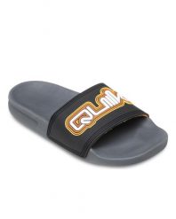 Sandały wsuwane dla Chłopców RIVI. Zielone sandały chłopięce Quiksilver, z gumy, bez zapięcia. Za 149.99 zł.