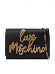 LOVE MOSCHINO Torebka JC4055PP1MLH100A Czarny. Czarne torebki do ręki damskie Love Moschino, bez wzorów, z materiału, wizytowe, bez dodatków. Za 469.99 zł.