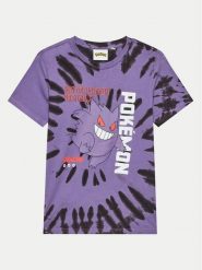 OVS T-Shirt 1984161 Fioletowy Regular Fit. Fioletowe t-shirty dla chłopców OVS, bez wzorów, z bawełny, bez ramiączek. Za 79.99 zł.