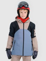4F Kurtka snowboardowa membrana 10000 chłopięca - brązowa 128 (7-8 lat). Brązowe kurtki i płaszcze dla chłopców 4f, na zimę, bez wzorów, klasyczne, bez kaptura. Za 449.99 zł.