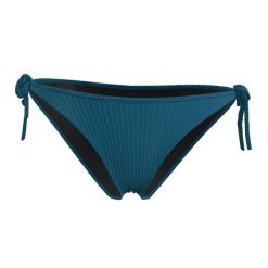 Dół kostiumu kąpielowego damski Decathlon Sandy Folk. Niebieskie bikini damskie Decathlon, bez wzorów. Za 49.99 zł.
