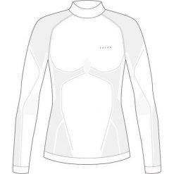 Damska koszulka z długim rękawem Falke Warm. Białe koszulki sportowe damskie Falke, xl, bez wzorów, z dzianiny, bez kołnierzyka, bez ramiączek, na golfa. Za 369.00 zł.