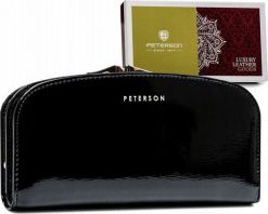 Peterson Duży portfel damski ze skóry naturalnej Peterson NoSize. Portfele damskie Peterson, bez wzorów, ze skóry. Za 240.86 zł.
