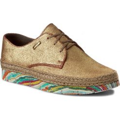 Espadryle MACIEJKA - 02936-32/00-5 Miedziany. Żółte espadryle damskie Maciejka, ze skóry. W wyprzedaży za 179.00 zł.