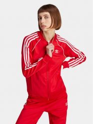 Adidas Bluza adicolor Classics SST IK4032 Czerwony Regular Fit. Czerwone bluzy damskie Adidas, xs, bez wzorów, z syntetyku, bez kaptura. Za 309.99 zł.