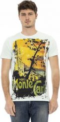 Trussardi Action T-shirty marki Trussardi Action model 2AT22_MONTECARLO kolor Niebieski. Odzież Męskie. Sezon: L. Niebieskia t-shirty męskie Trussardi Action, l, bez wzorów, bez kołnierzyka. Za 118.12 zł.