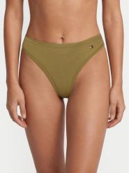 Tommy Hilfiger Stringi UW0UW06046 Khaki. Brązowe stringi damskie Tommy Hilfiger, m, bez wzorów, z syntetyku. Za 109.99 zł.