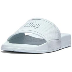 Plaskanie FITFLOP Iqushion, Kobiety. Niebieskie klapki damskie FIT FLOP, bez wzorów, z gumy, bez obcasa. Za 190.00 zł.