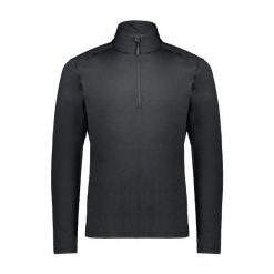 Sweter z półsuwnym kołnierzem CMP. Czarne swetry przez głowę męskie CMP, bez wzorów, bez kołnierzyka. Za 232.00 zł.