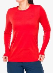 Bluza damska Fjallraven Abisko Wool LS. Brązowe bluzy damskie Fjällräven, na lato, xs, bez wzorów, z materiału, bez kaptura. Za 296.99 zł.