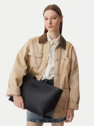 Tommy Jeans Torebka Tjw Must Tote AW0AW18772 Czarny. Czarne torebki do ręki damskie Tommy Jeans, bez wzorów, z jeansu, bez dodatków. Za 409.99 zł.