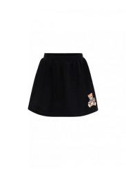 Spódnica Moschino HDJ03X black. Czarne spódnice damskie MOSCHINO, l, bez wzorów, z materiału, eleganckie, proste. Za 447.05 zł.