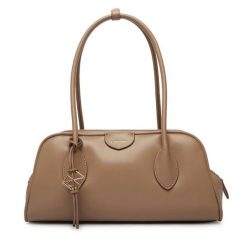 Torebka Calvin Klein. Brązowe torebki do ręki damskie Calvin Klein, bez wzorów, klasyczne, bez dodatków. Za 649.99 zł.