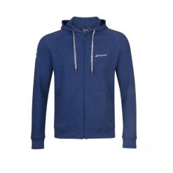 Bluza tenisowa męska Babolat Exercise Hood Jacket estate blue S. Niebieskie bluzy męskie BABOLAT, m, bez wzorów, z bawełny, z kapturem. Za 209.00 zł.