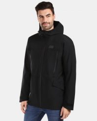 Męska płaszcz outdoorowy Kilpi AYRA-M. Czarne płaszcze męskie Kilpi, l, bez wzorów, z materiału, eleganckie, bez kaptura. Za 731.89 zł.