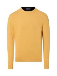 Finshley & Harding Sweter z zawartością kaszmiru Mężczyźni Bawełna żółty, XL. Żółte swetry przez głowę męskie Finshley & Harding, m, bez wzorów, z bawełny, bez kołnierzyka. Za 199.95 zł.