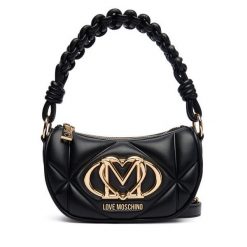 Torebka LOVE MOSCHINO. Czarne torebki do ręki damskie Love Moschino, bez wzorów, klasyczne, bez dodatków. Za 649.99 zł.