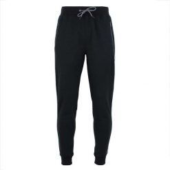 Polarowy strój do joggingu Peak Mountain Cisco. Czarne spodnie sportowe męskie Peak Mountain, bez wzorów, z polaru, do biegania. W wyprzedaży za 208.00 zł.