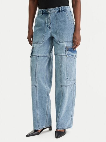 MICHAEL Michael Kors Jeansy MR6909WFAU Niebieski Relaxed Fit. Niebieskie jeansy damskie MICHAEL Michael Kors. Za 859.99 zł.