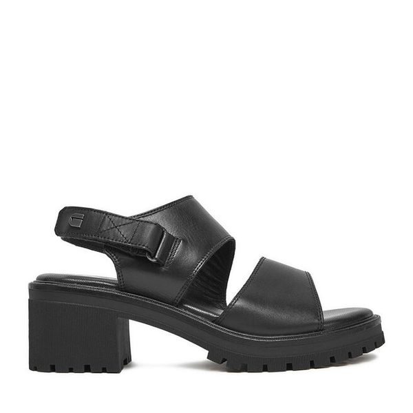 Sandały G-Star. Czarne sandały damskie G-Star, bez wzorów, bez obcasa, na słupku, bez zapięcia. Za 154.99 zł.