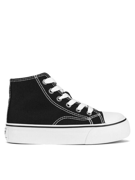 Sprandi Trampki YL201405 Czarny. Czarne trampki i tenisówki dziewczęce Sprandi, bez wzorów, z materiału, bez zapięcia. Za 79.99 zł.