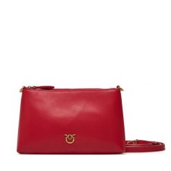 Torebka PINKO. Czerwone listonoszki damskie Pinko, bez wzorów, bez dodatków. Za 309.99 zł.