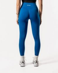 Damskie legginsy bezszwowe z wysokim stanem na fitness – niebieski. Niebieskie legginsy sportowe damskie AESTHETIC WOLF, l, bez wzorów, z dzianiny, z podwyższonym stanem, długie, na fitness i siłownię. Za 269.99 zł.
