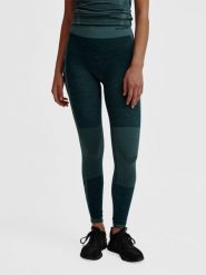 Damskie legginsy bezszwowe z wysokim stanem Hummel Clea. Zielone legginsy damskie Hummel, xs, bez wzorów, z materiału. Za 194.00 zł.