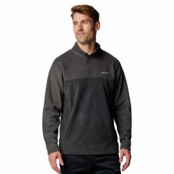 Bluza polarowa męska Columbia Steens Mountain Half Snap II. Szare bluzy męskie Columbia, m, bez wzorów, z polaru, bez kaptura. Za 149.99 zł.