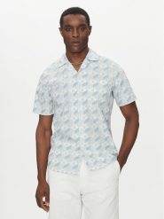 HUGO Koszula Ellino 50539705 Błękitny Regular Fit. Niebieskie koszule męskie Hugo, m, bez wzorów, z bawełny, bez kołnierzyka, bez ramiączek. Za 279.99 zł.