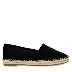 Espadryle Jenny Fairy. Czarne espadryle damskie Jenny Fairy, bez wzorów, bez obcasa, bez zapięcia. Za 47.99 zł.