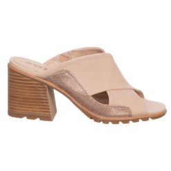 SOREL Nadia Mule nubuk Natural Tan - ZLN 0806. Brązowe obuwie sportowe damskie Sorel, bez wzorów, z nubiku, rowerowe. Za 496.99 zł.