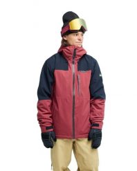 Kurtka śniegowa techniczna dla Mężczyzn FOREVER STRETCH 20K Czerwony. Czerwone kurtki męskie Quiksilver, m, bez wzorów, z materiału, klasyczne, bez kaptura. Za 1,379.99 zł.