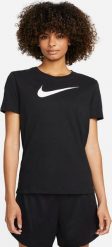 Nike Koszulka Nike DF Swoosh FD2884-532. T-shirty damskie Nike, bez wzorów, bez kołnierzyka. Za 114.16 zł.