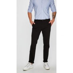 Calvin Klein - Spodnie. Szare eleganckie spodnie męskie Calvin Klein, z bawełny. Za 399.90 zł.