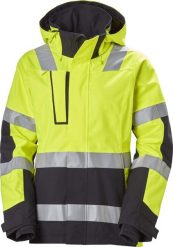 Helly Hansen Women's reflective jacket HELLY HANSEN W Luna HI VIS, yellow S. Żółte kurtki damskie Helly Hansen, s, bez wzorów, bez kaptura. Za 722.81 zł.